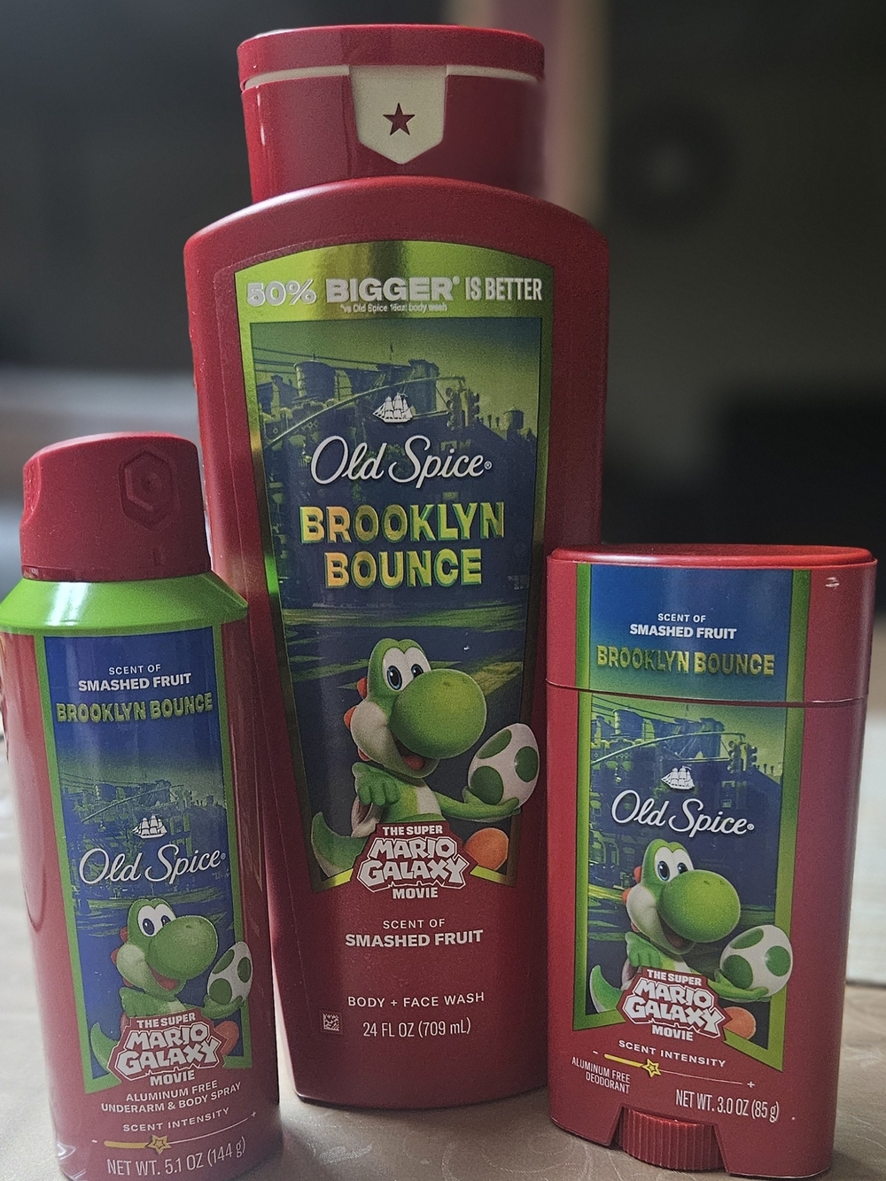 Old Spice Brooklyn Bounce Smashed Fruit The Super Mario Galaxy movie Edition